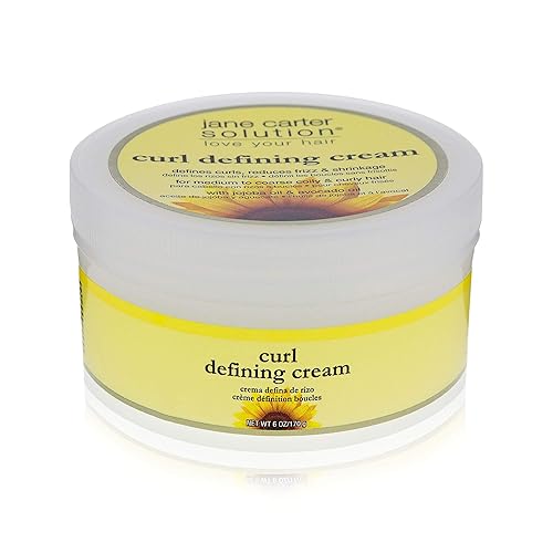 Jane Carter Solution Curl Defining Cream (6oz) - Reduce Frizz, Nourish, Lightweight