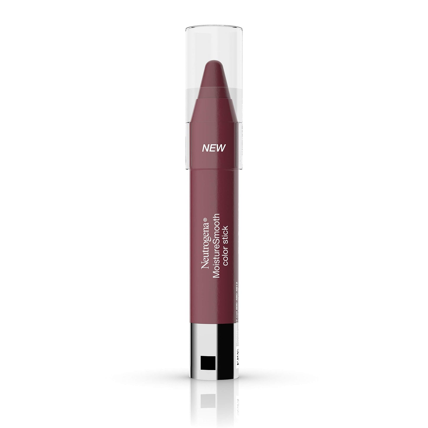 Neutrogena MoistureSmooth Color Stick for Lips, Moisturizing and Conditioning Lipstick with a Balm-Like Formula, Nourishing Shea Butter and Fruit