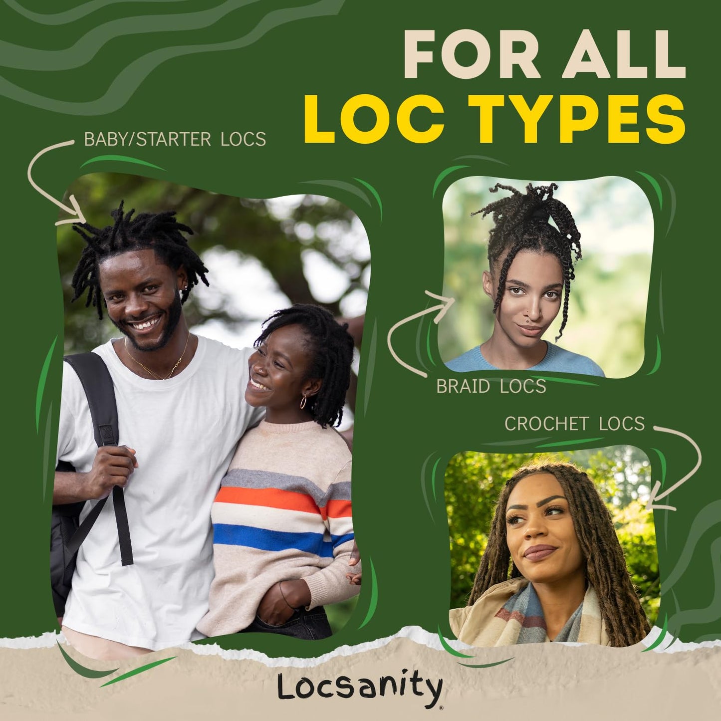 Loc Spray - Locsanity Daily Moisturizing Refreshing Spray for Dreadlocks, Locs, Sisterlocks - Passion Fruit Hair and Scalp Moisturizer for Dry Locs