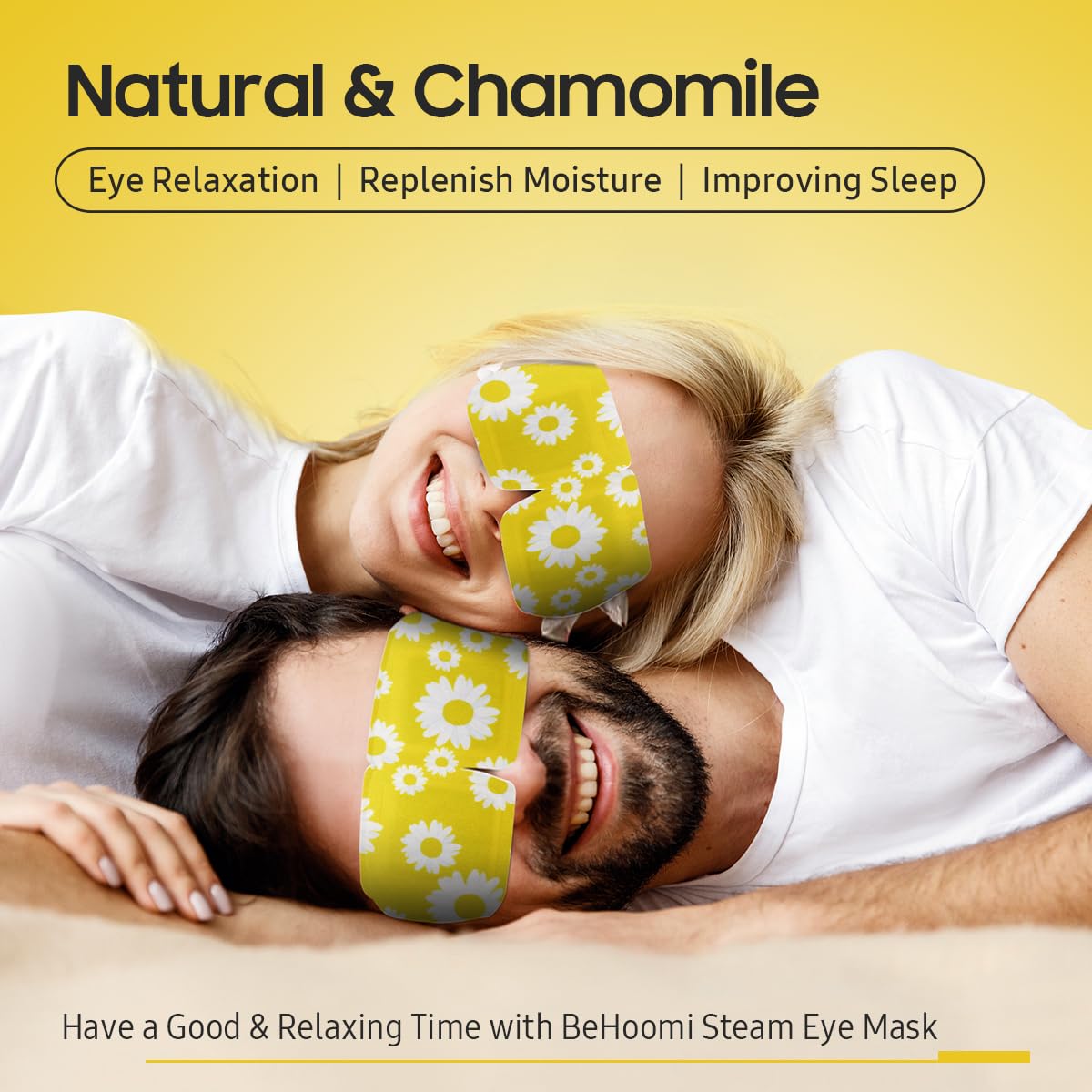 BeHoomi 20 Packs Steam Eye Mask, Heated Eye Mask Warm Compress for Eyes, Disposable Self Heating Steam Mask for Home, Sleep, Spa, Travel Essentials Beauty and Personal Care BeHoomi