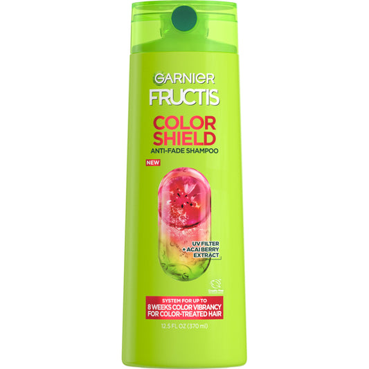 Garnier Fructis Color Shield Shampoo, Fortifying Shampoo for Color Treated Hair, Works on All Types and Shades of Hair, Vegan and Paraben Free, 12.5 Beauty and Personal Care Garnier Default Title