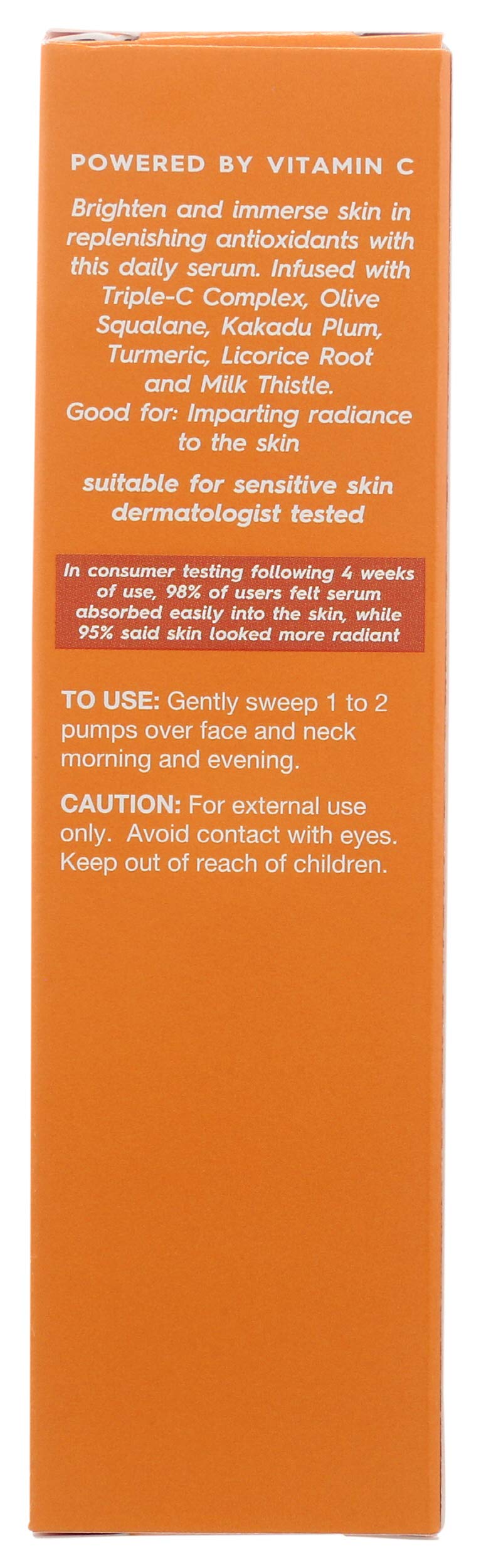 Avalon Organics Radiance Serum with Vitamin C, 1 Oz