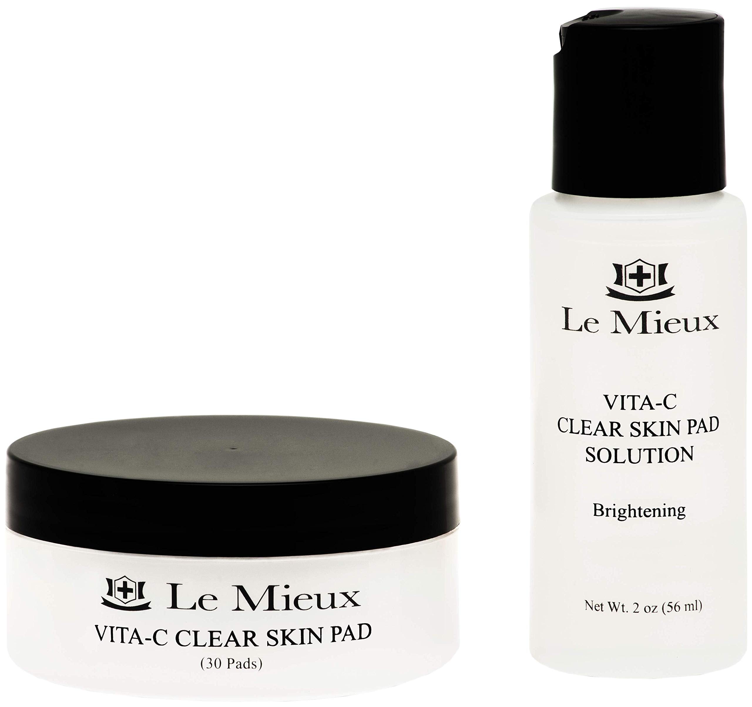 Le Mieux Vita-C Clear Skin Pad - Triple-Action Facial Exfoliant Pads ...