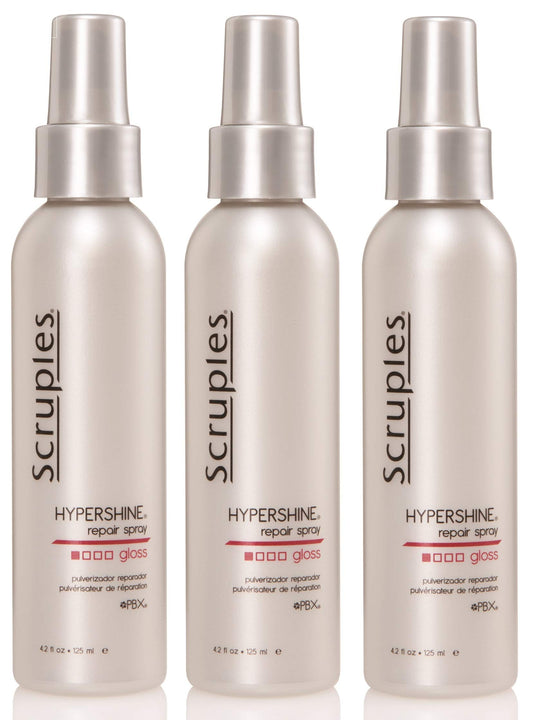 Scruples Hypershine Repair Spray Gloss 125 ml / 4.2 oz Pack of 3
