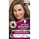 Schwarzkopf Keratin Color Root Permanent Hair Color Kit, Light Brown, 1 Application - Salon Inspired Permanent Hair Dye, for up to 80% Less Breakage