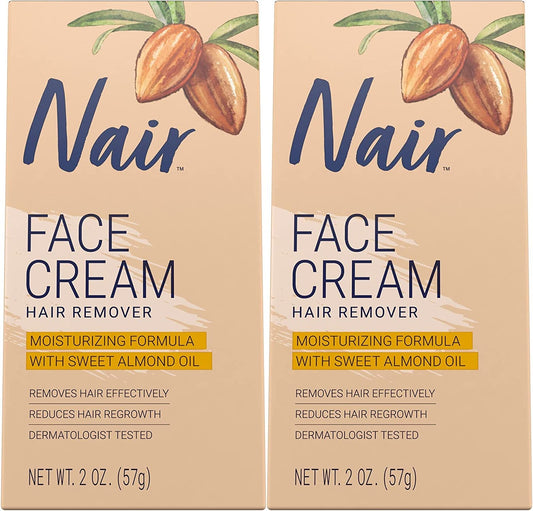 Nair Hair Remover Face Cream, 2 Oz, Pack of 2 Beauty & Personal Care Nair