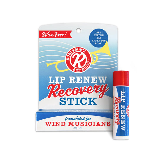 Lip Renew Recovery Stick for Wind Musicians