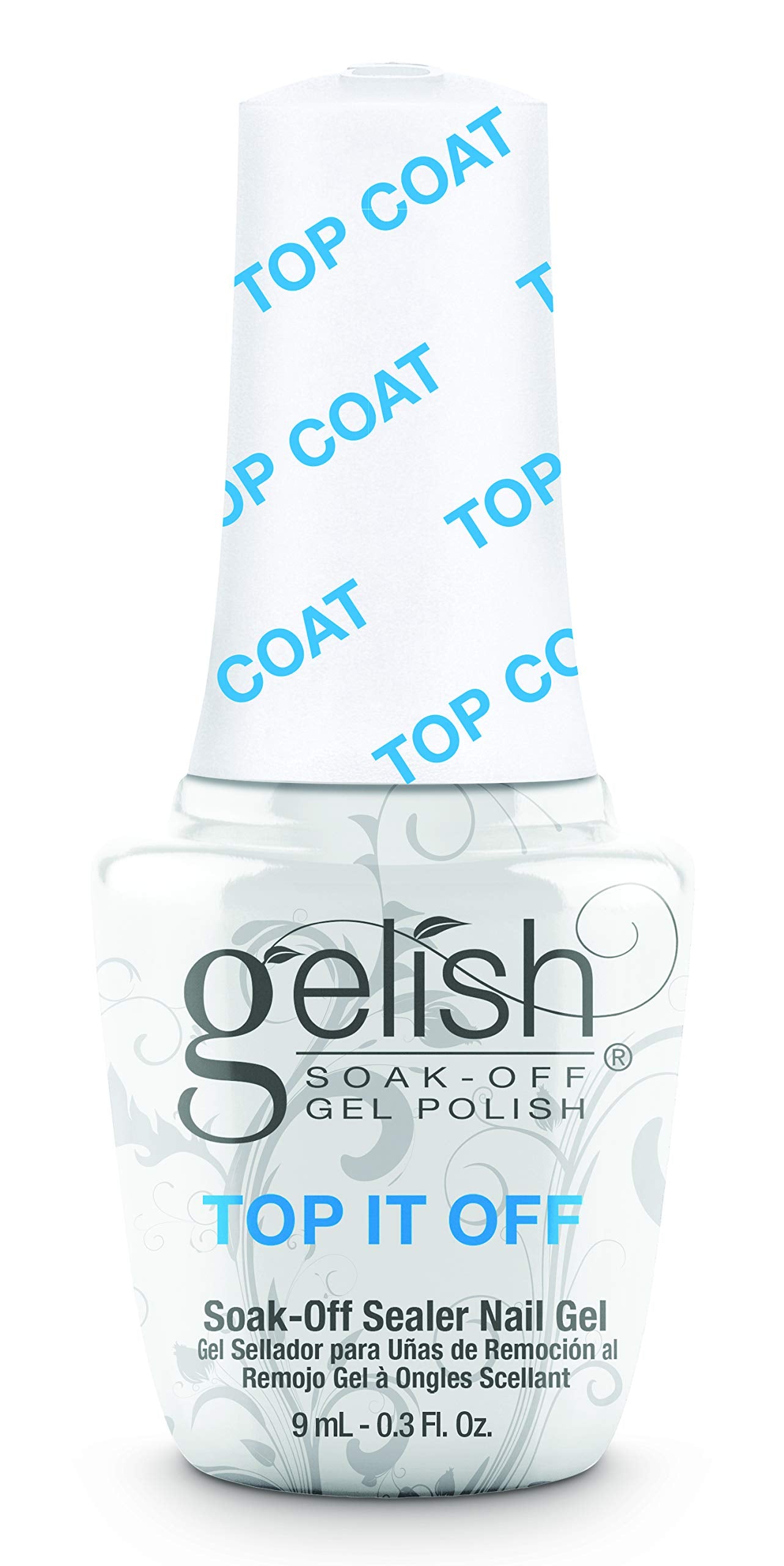 Gelish MINI Top It Off UV/LED Gel Nail Polish Top Coat Sealer, 9 mL Beauty & Personal Care Gelish