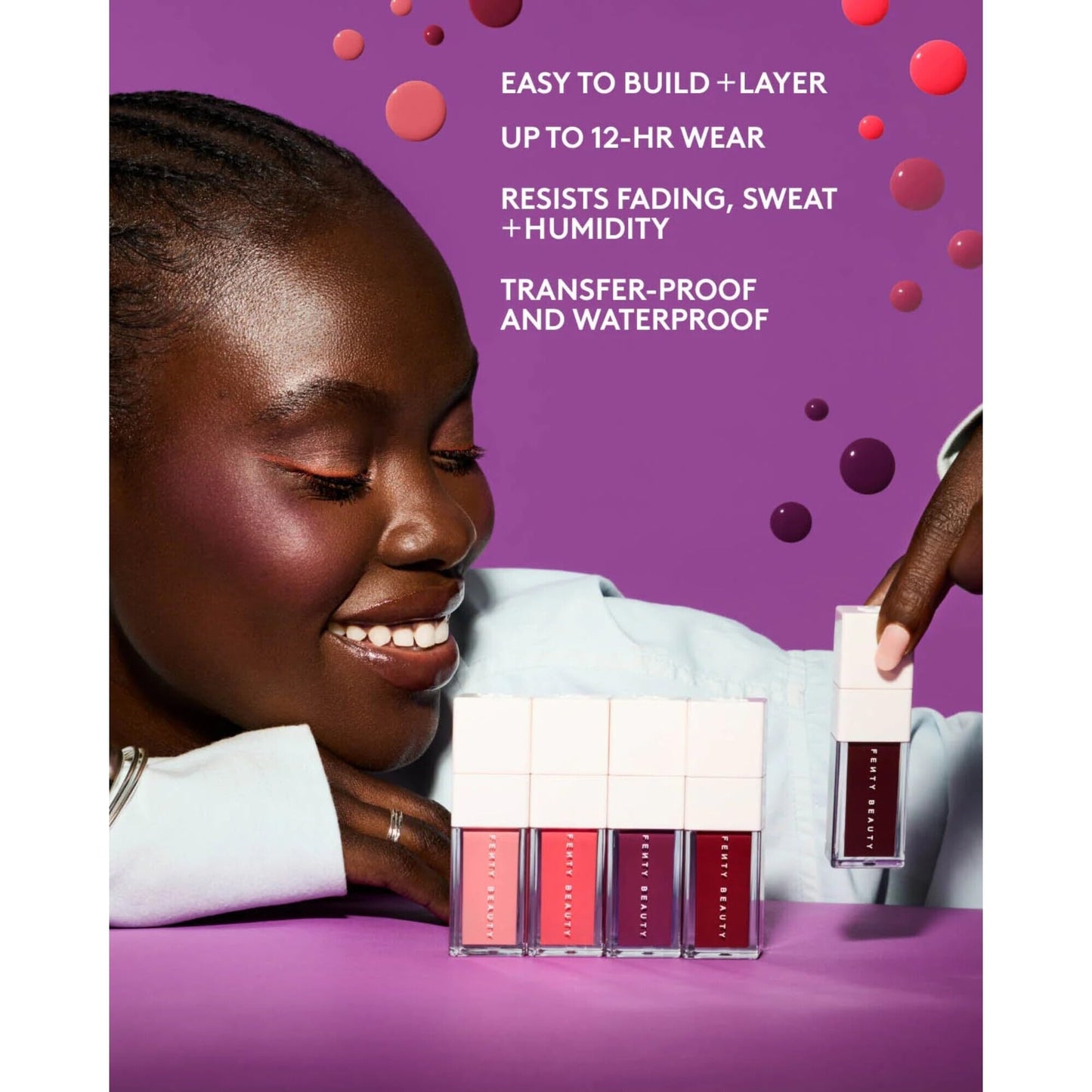 Fenty Beauty Shake ’N Play Buildable Liquid Blush - 02 Fiya Papaya (9 mL / 0.3 fl oz)