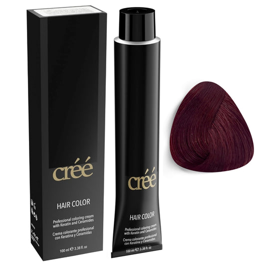 Cree Professional 6.6 - Dark Red Blond Permanent Hair Color - Long Lasting, Rich Vibrant - Gray Coverage 100ml - 3.4 fl.oz.
