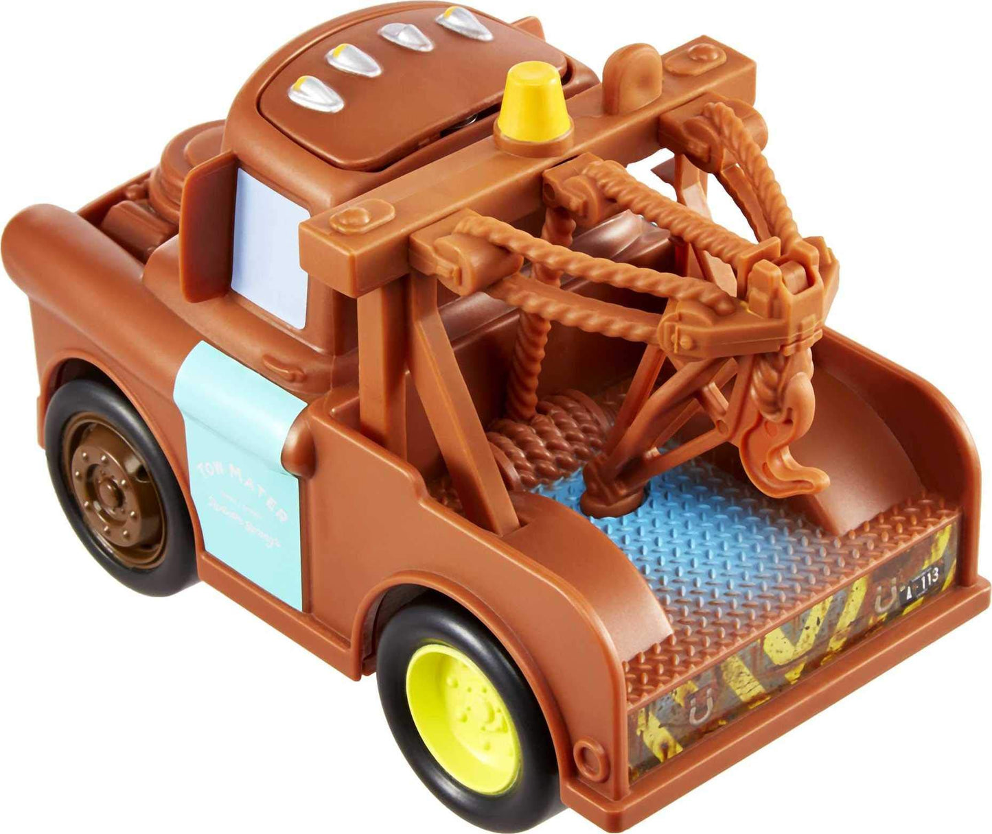 Disney Cars Track Talkers Mater – 5.5" Tow Truck Vehicle with Authentic Movie Sounds, Fun Toy Gift for Kids Ages 3+