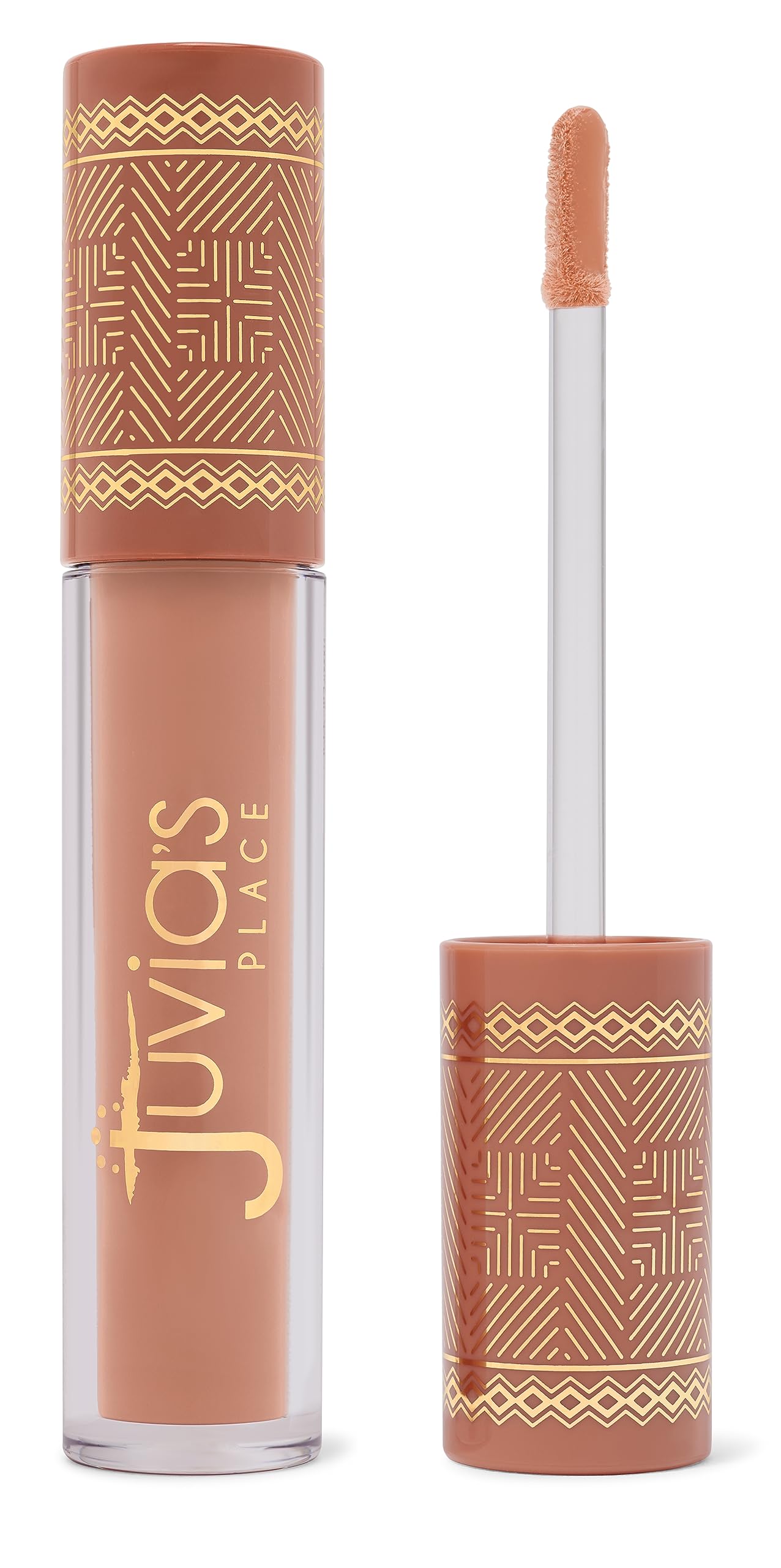 Juvia's Place Coffee Shop Lip Gloss - Dulce Latte - Hydrating Butter Lip Gloss for Women, Long-Lasting Shine, Moisturizing Glass-like Finish, Plumping