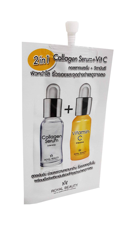8 Packets of Collagen Serum + Vi C by Royal Beauty. (8 g/packet)