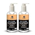 Skincare Sunday Pure Vegetable Glycerin - Premium Softening & Moisturizing Multi-Purpose Moisturizer for Skin & Cosmetics (32Oz) (16oz X 2)