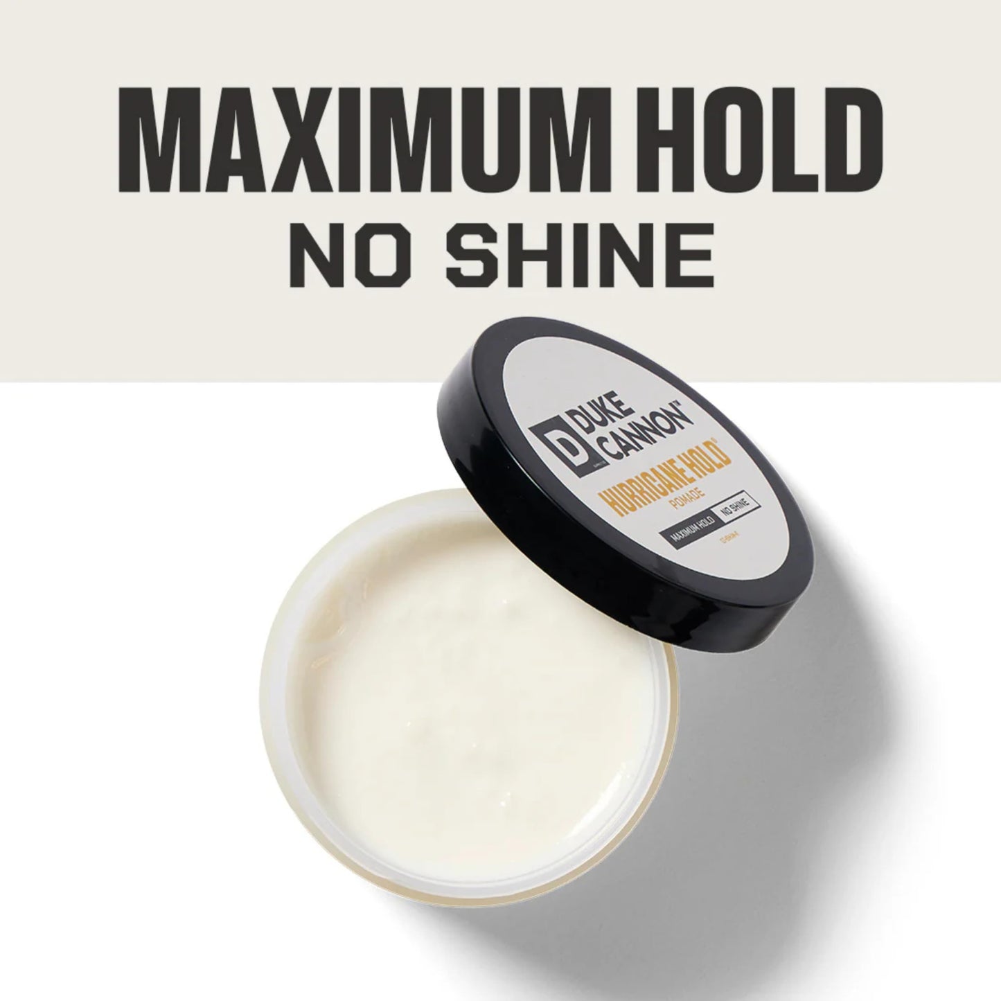 Duke Cannon News Anchor Hurricane Hold Pomade 2-Pack, 4.6oz - Maximum Hold, Matte Finish, Plant-Based Thickeners, Anti-Static, Fresh Citrus