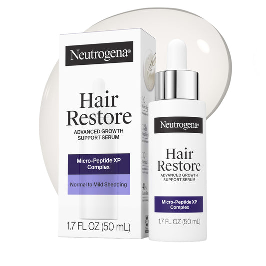 Neutrogena Hair Restore Hair and Scalp Serum Fragrance-Free, 1.7 fl oz Beauty and Personal Care Neutrogena Default Title