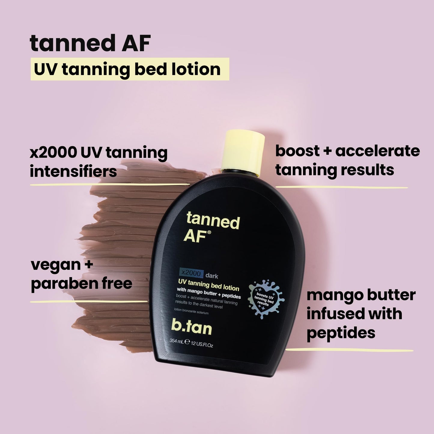 b.tan Tanning Oil & UV Tan Bed Lotion Kit | Best Dark Sun Tanner Bundle - Fast, Tinted, Indoor Outdoor Browning Accelerator Cream & Dark Bronzing Beauty and Personal Care B.TAN