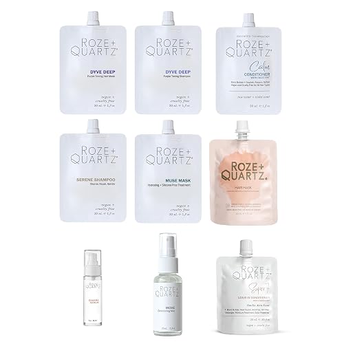 Roze + Quartz® 9 Item Sampler Kit (includes NEW 10ml Chakra Serum!)