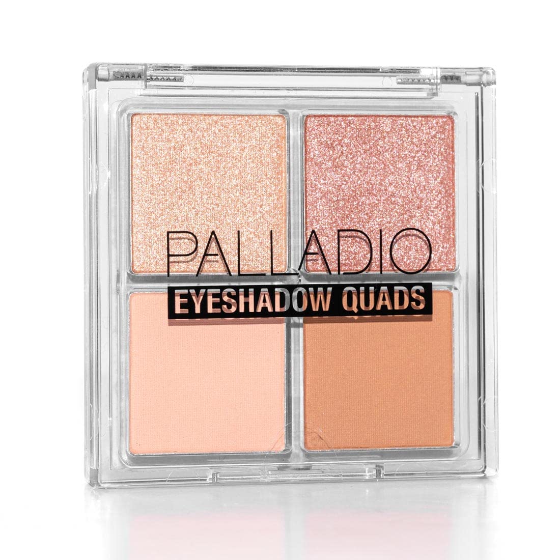 Palladio Eyeshadow Quads, Velvety Pigmented Blendable Matte, Metallic & Shimmer Finishes, Creamy Formula, Four Way Quad Eye Shadow Palette, Talc-Free