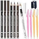 7Pcs Multicolor Eyebrow Pencil Eyeliner Set, Waterproof Eye Brow Pencil, Easy to Coloromen Women Professional Eyebrow Pencil Smudge Proof Long Lasting