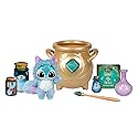 Magic Mixies - Magical Real Misting Gold Cauldron with 8 Inch Non-Electronic Plush Toy. Follow The Spell Book Add The Magic Ingredients. Who Will You…