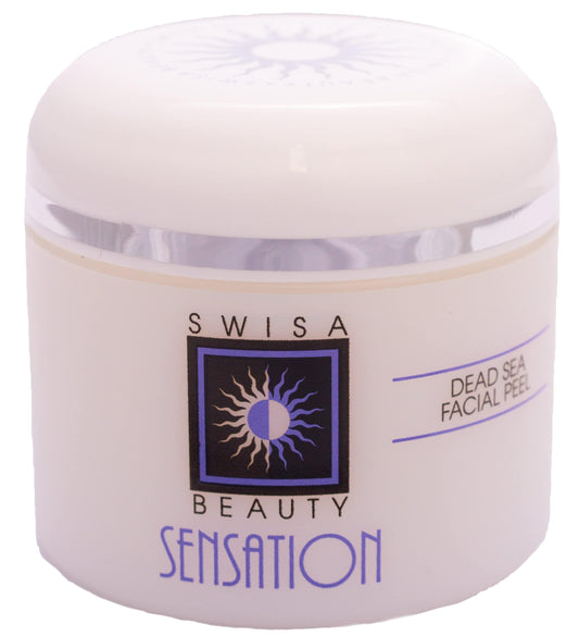 Swisa Beauty Dead Sea Facial Peel: Spa-Quality Facial Peel - Softens and Enhances Skin Tone While Peeling Dry Skin Efficiently and Effortlessly.