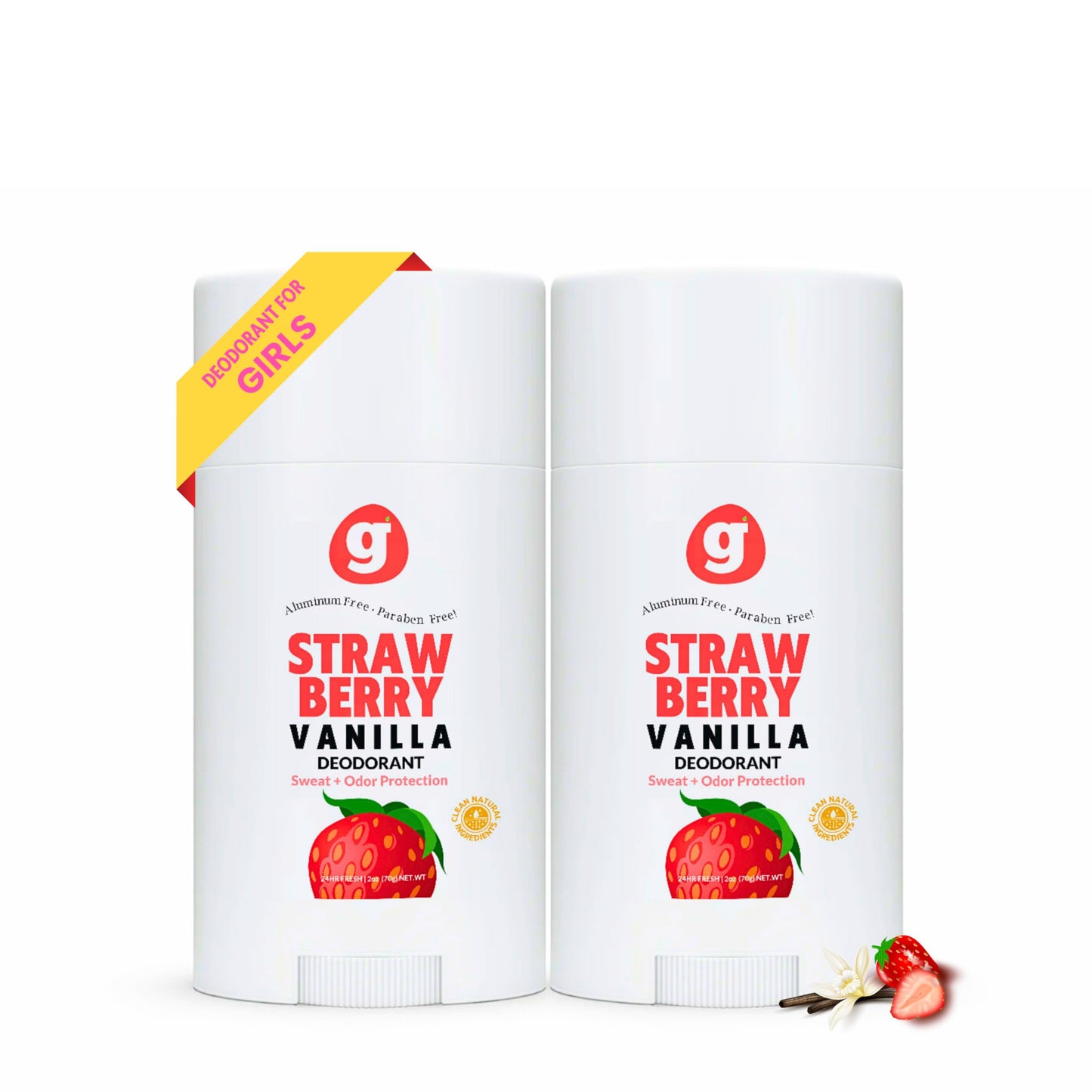 Growing Basics Natural Deodorant for Girls, Safe for Kids and Teens, Hypoallergenic Aluminum-Free, 24-Hour Odor Protection, Organic Non-Toxic High Beauty and Personal Care grownish
