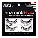 Ardell Faux Mink Wispies False Eyelashes, Light Volume, Short Length, Vegan Friendly, 2 Pairs (Pack of 1)