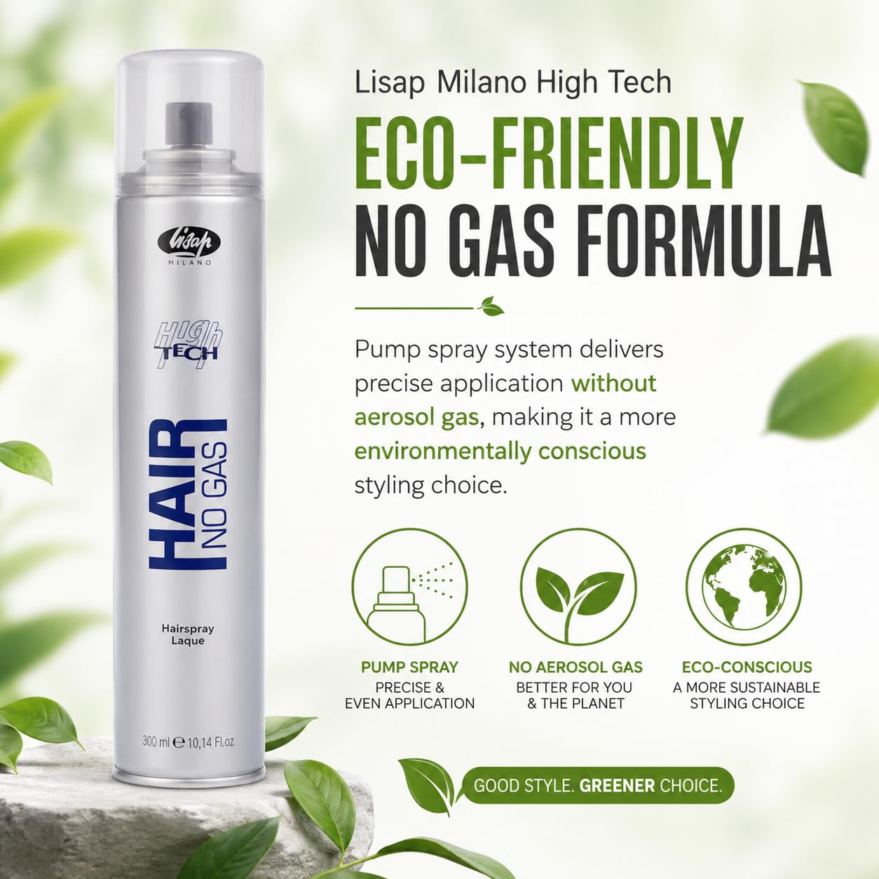 Lisap High Tech Hair No Gas Directional, 300 ml./10.1 fl.oz.