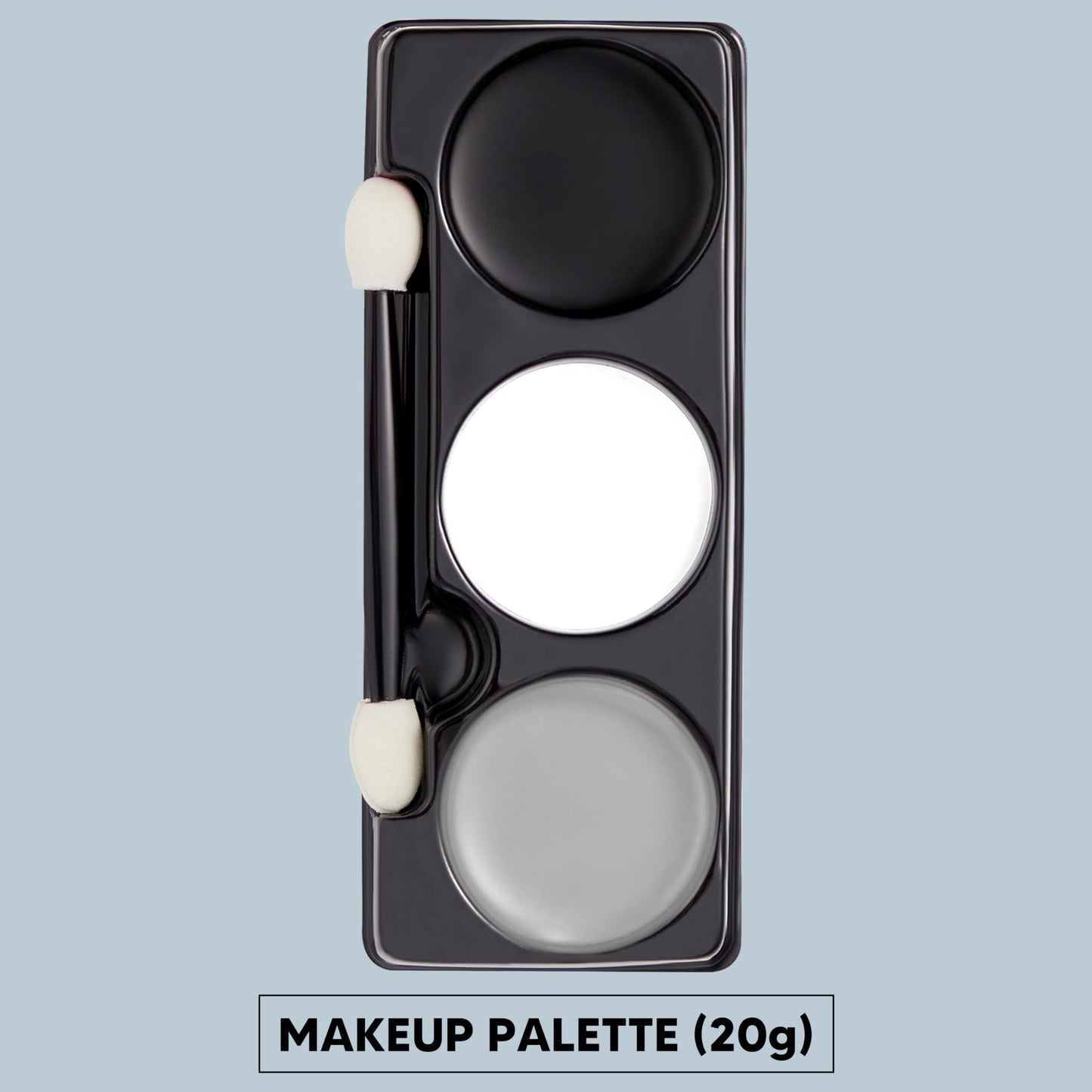 Spooktacular Creations Halloween Makeup Palette 3 Colors Skeleton Face Body Paint with Double-headed Brush for Adult Cosplay SFX Makeup Cosplay Dress