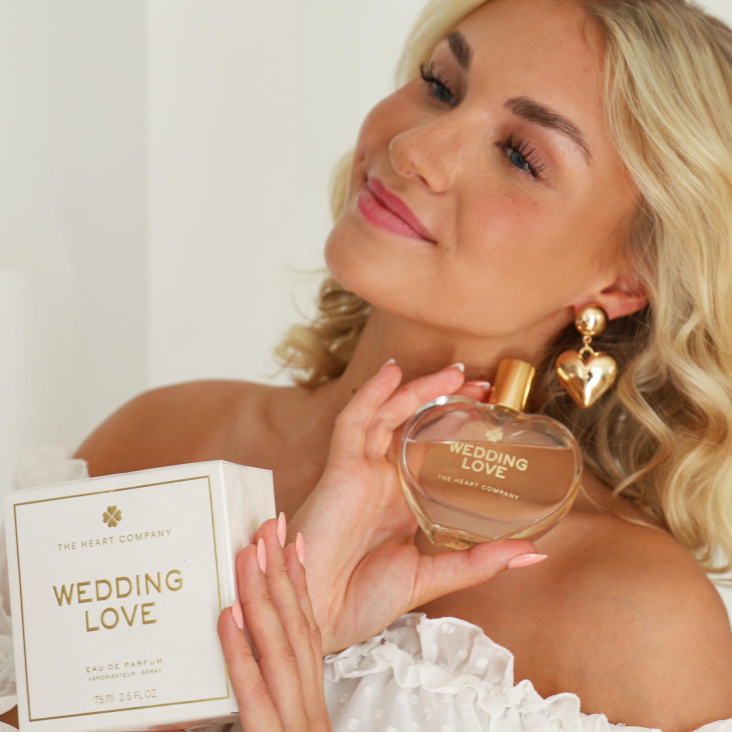 THE HEART COMPANY WEDDING LOVE Perfume for women | Fruity Sweet Women's Fragrance | Bridal Shower Gift | Wedding Gift for Bride | Vegan & Cruelty-Free