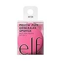 e.l.f. Pillow Puff Concealer Sponge, Beauty Blender For Streak-Free, Even, Makeup Application With Airbrushed Finish, Latex-Free, Vegan & Cruelty-Free