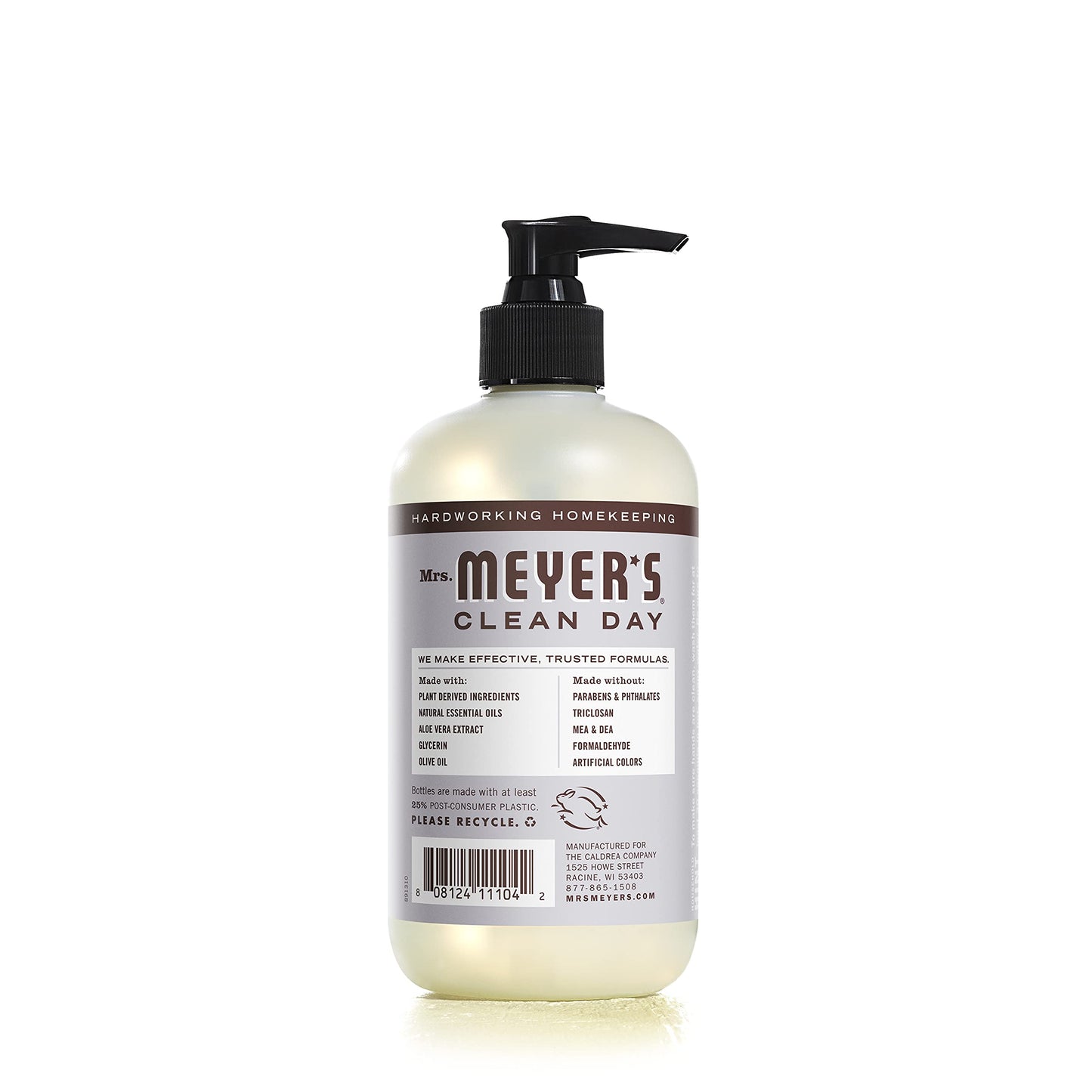 Mrs. MEYER'S Hand Soap Lavender 12.5 Ounce Pump (370ml) (3 Pack)