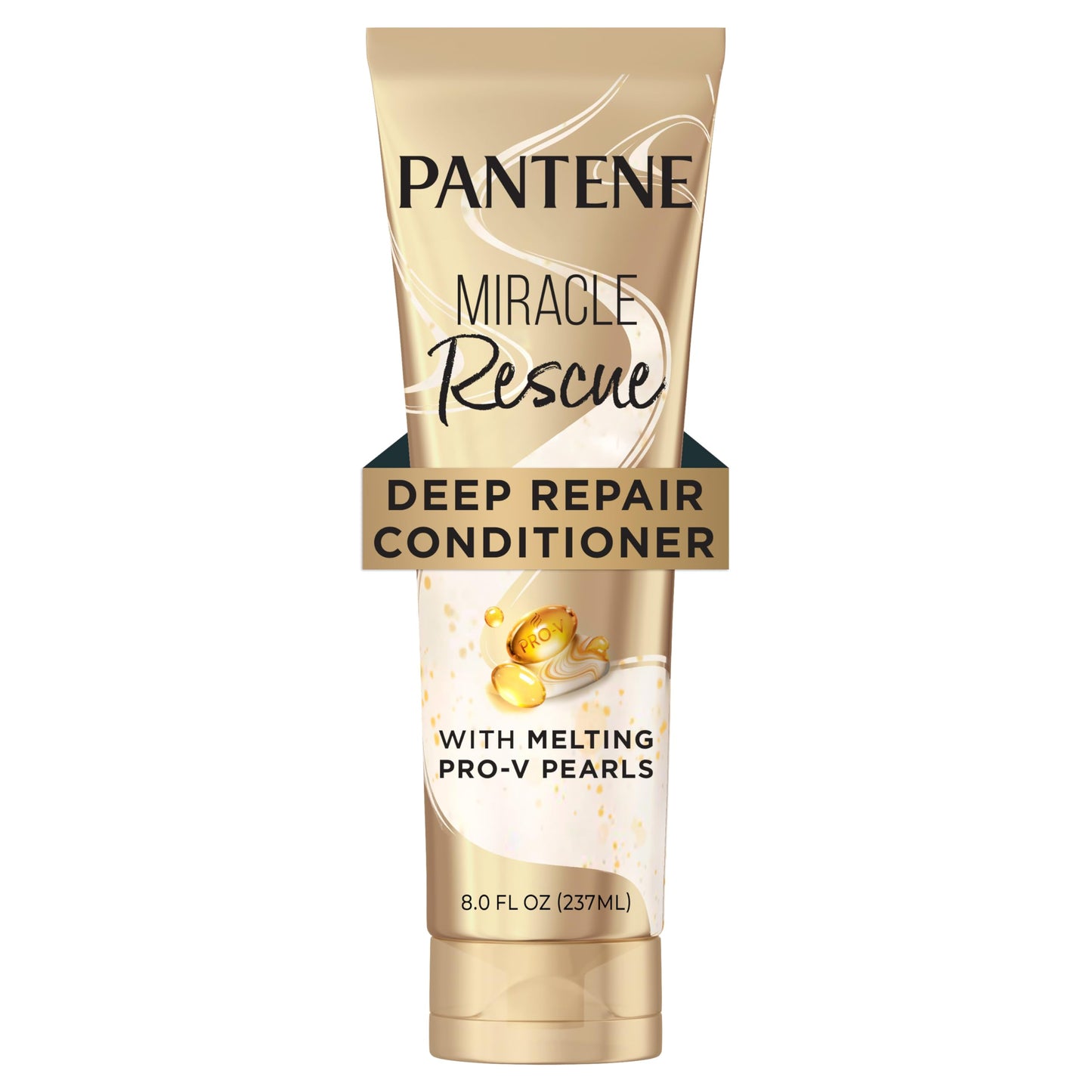 Pantene Miracle Rescue Deep Conditioner with Melting Pro-V Pearls - For Dry, Damaged, or Color-Treated Hair - Intense Moisture & Repair - 8.0 Oz Beauty and Personal Care Pantene Default Title