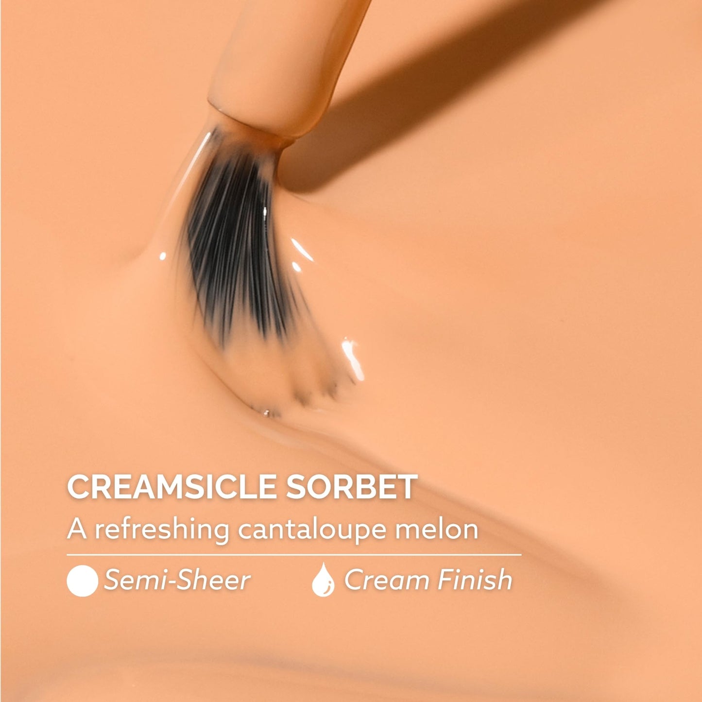 Dazzle Dry Nail Lacquer (Step 3) - Creamsicle Sorbet - A refreshing cantaloupe melon. Semi-sheer cream. (0.5 fl oz) Beauty & Personal Care Dazzle Dry