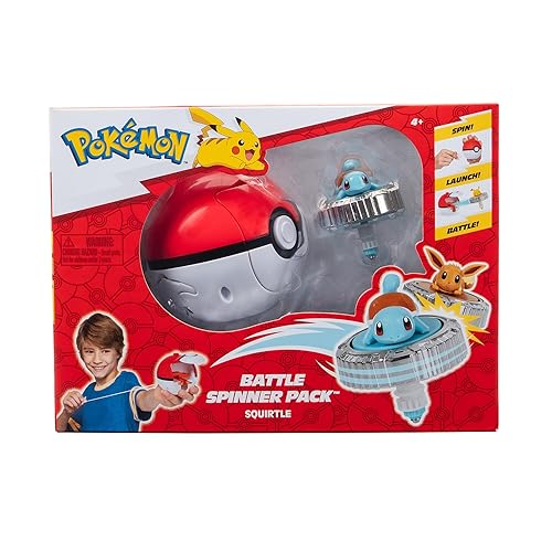Jazwares Pokemon Battle Spinner Single-Pack Squirtle