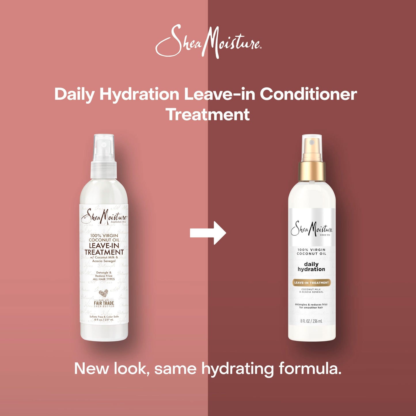Shea Moisture 100 Percent Virgin Coconut Oil Leave-In Treatment, 8 Ounce
