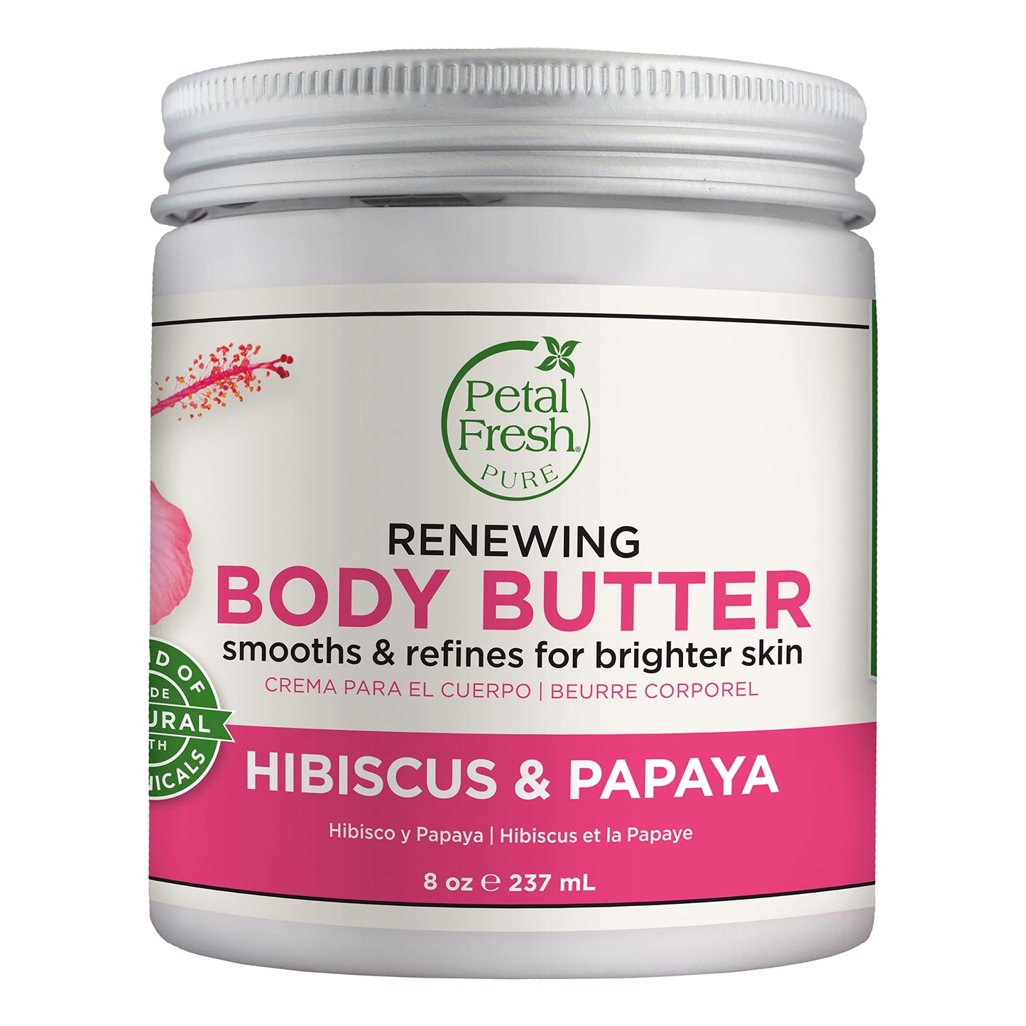 Petal Fresh Body Butter, Hibiscus/Papaya, 8 Ounce