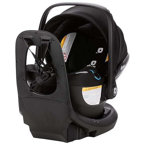 Diono LiteClik30 XT SafePlus Infant Car Seat and Base, Rear-Facing for Infants 4-30lbs, SafePlus Engineering, with Infant Insert, UPF 50+ Sunshade…