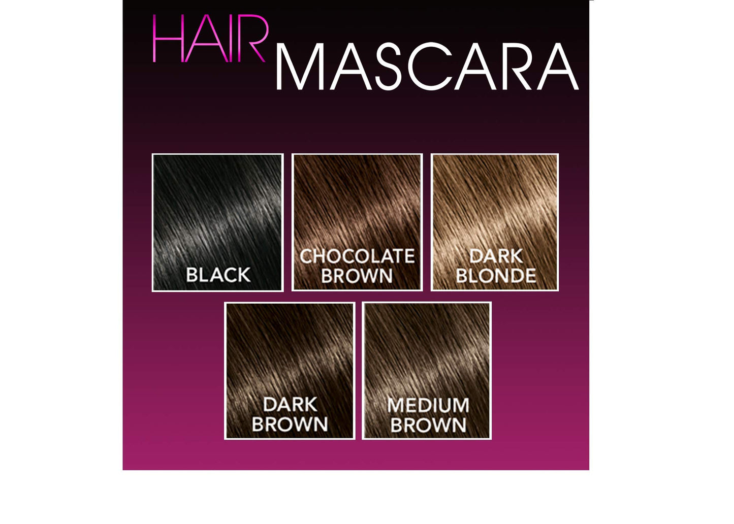 Schwarzkopf Hair Mascara, Dark Brown, 0.54 ounce