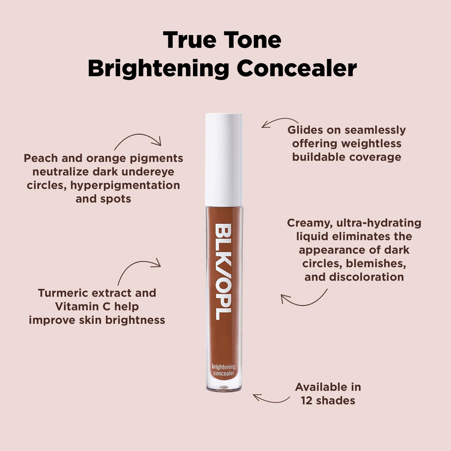 BLK/OPL True Tone Brightening Concealer (Maple Mane)