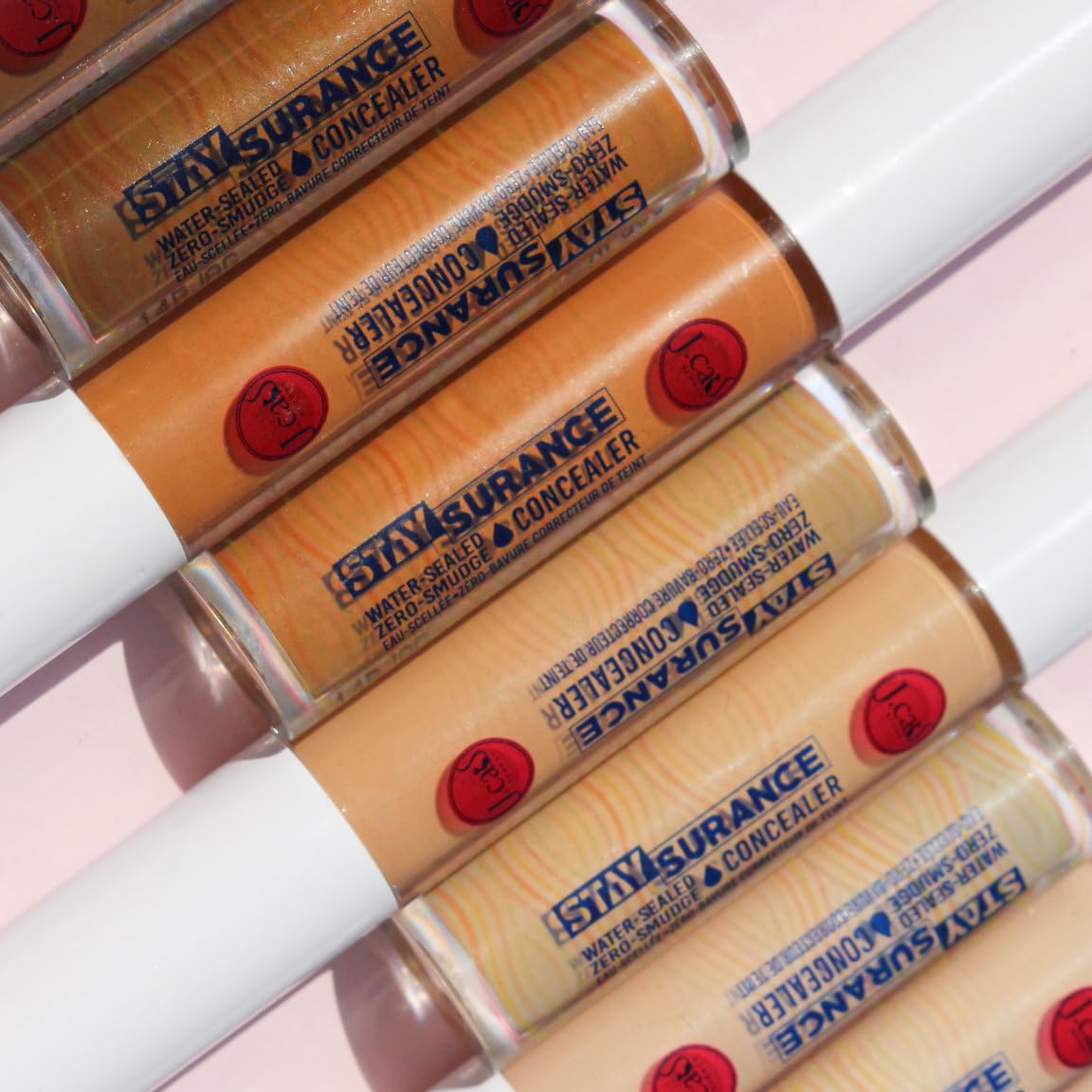 J.Cat Beauty Staysurance Water-Proof, Zero-Smudge Concealer, Combats Dark Circles, Redness and Small Imperfections, Lightweight, Buildable Formula