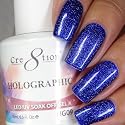 [HG09] Cre8tion - Holographic Collection Soak Off Gel [Easy Application] LED/UV Cured 15mL / 0.5 fl oz Beauty & Personal Care Cre8tion