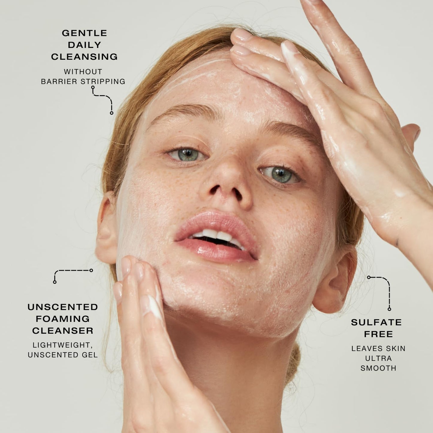 Biba De Sousa, The Mandelic Cleansing Gel - Gentle, Sulfate-Free Foaming AHA and Mandelic Acid Skin Cleanser- Antioxidant Botanical Blend - For All