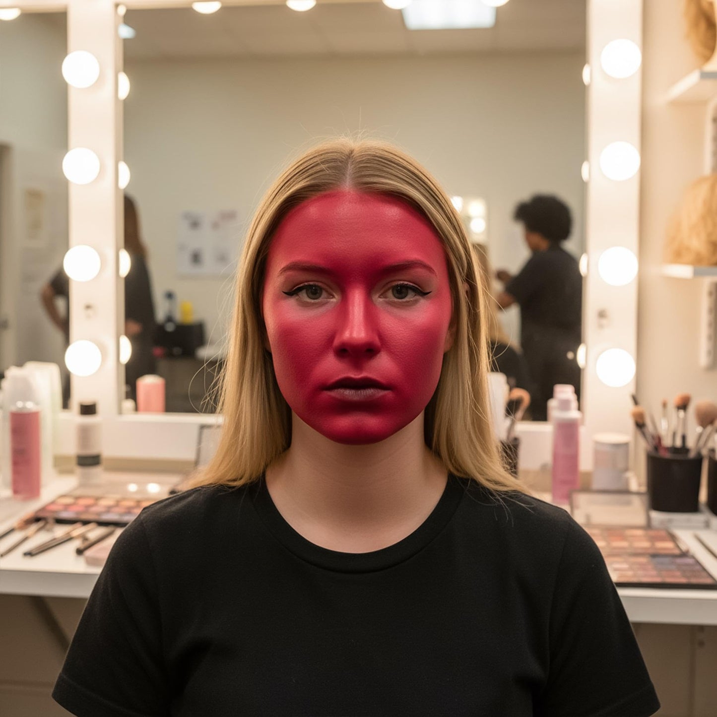 Tinsley Transfers FX Makeup - Face and Body Paint - Water-Based Cream - 7g / 0.24 oz Tube (Rotten Red)