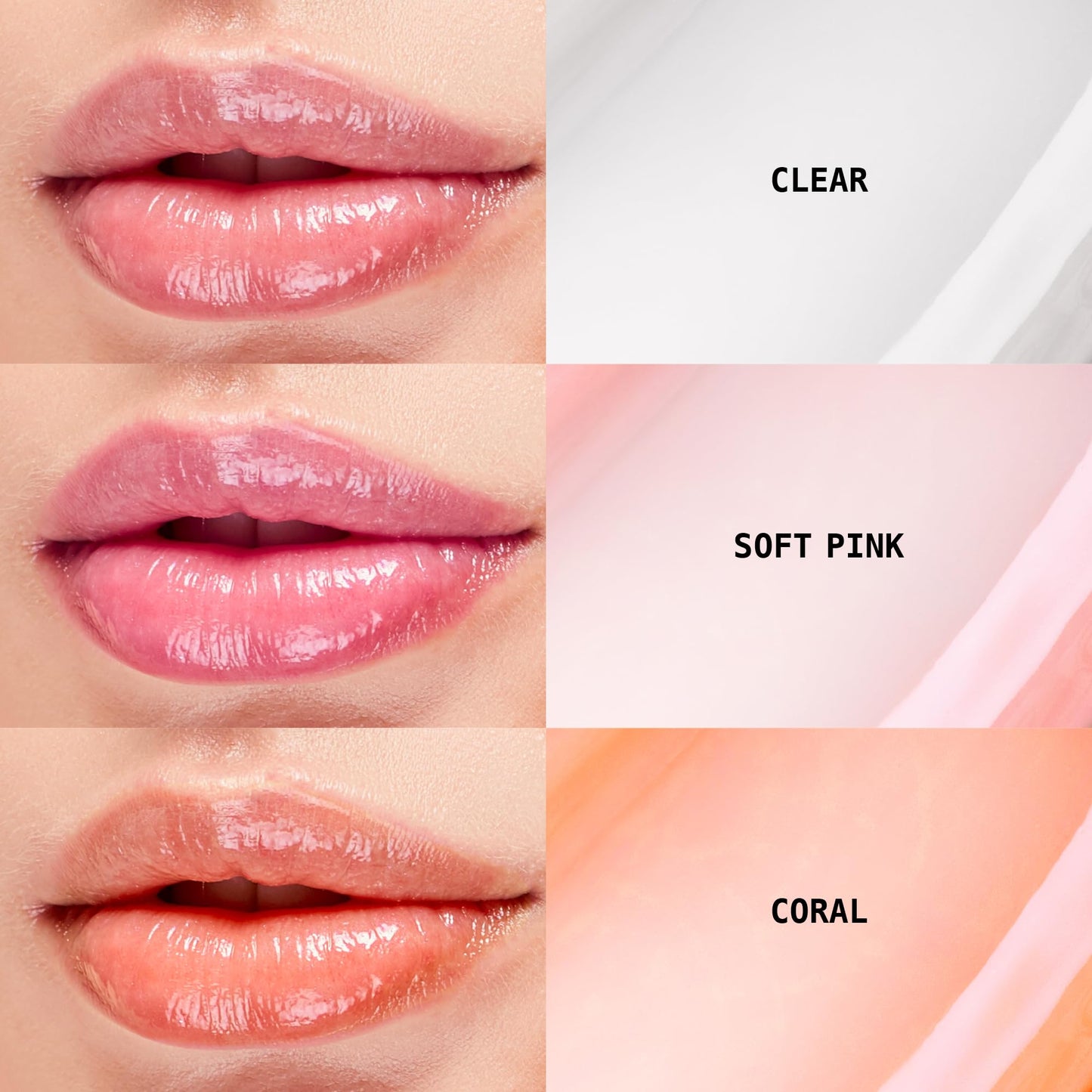 Ruby Kisses Lip Oil Booster, Hydrating Lip Gloss with Nourishing Natural Oil Blend, Jumbo Wand for Easy Application, Non-Sticky Formula (Clear)