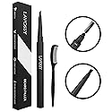 LAVOSSY Beard Pencil Filler for Men - Long Lasting and Easy to Use Beard Pen with blending brush results in a sleek & natural look, Water/Sweat Proof