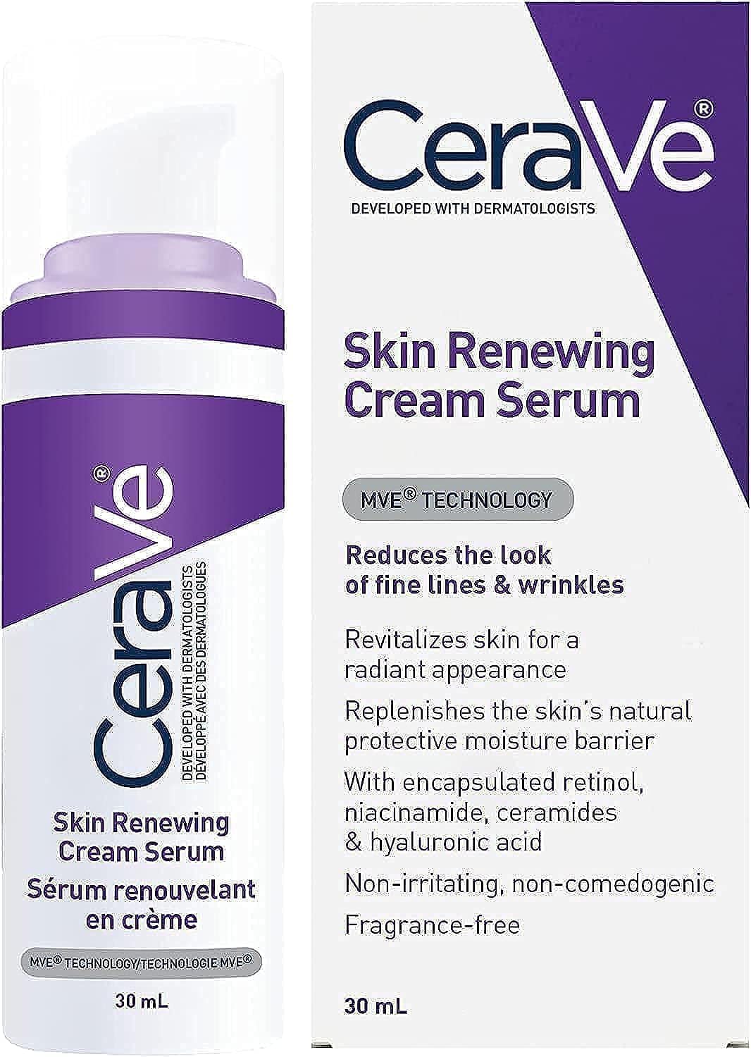 Cerave Skin Renewing Cream Serum 1 Ounce