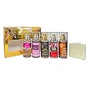Best of Bath & Body Works 5-Piece Mini Fragrance Mist Gift - Japanese Cherry Blossom- A Thousand Wishes - Gingham Gorgeous - Warm Vanilla Sugar - Into