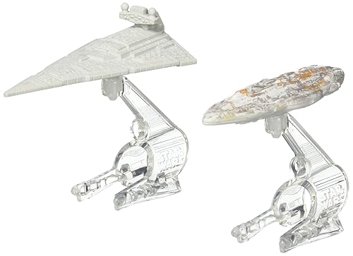 Hot Wheels Star Wars Starship Star Destroyer vs. Mon Calamari Cruiser Vehicle 2-Pack